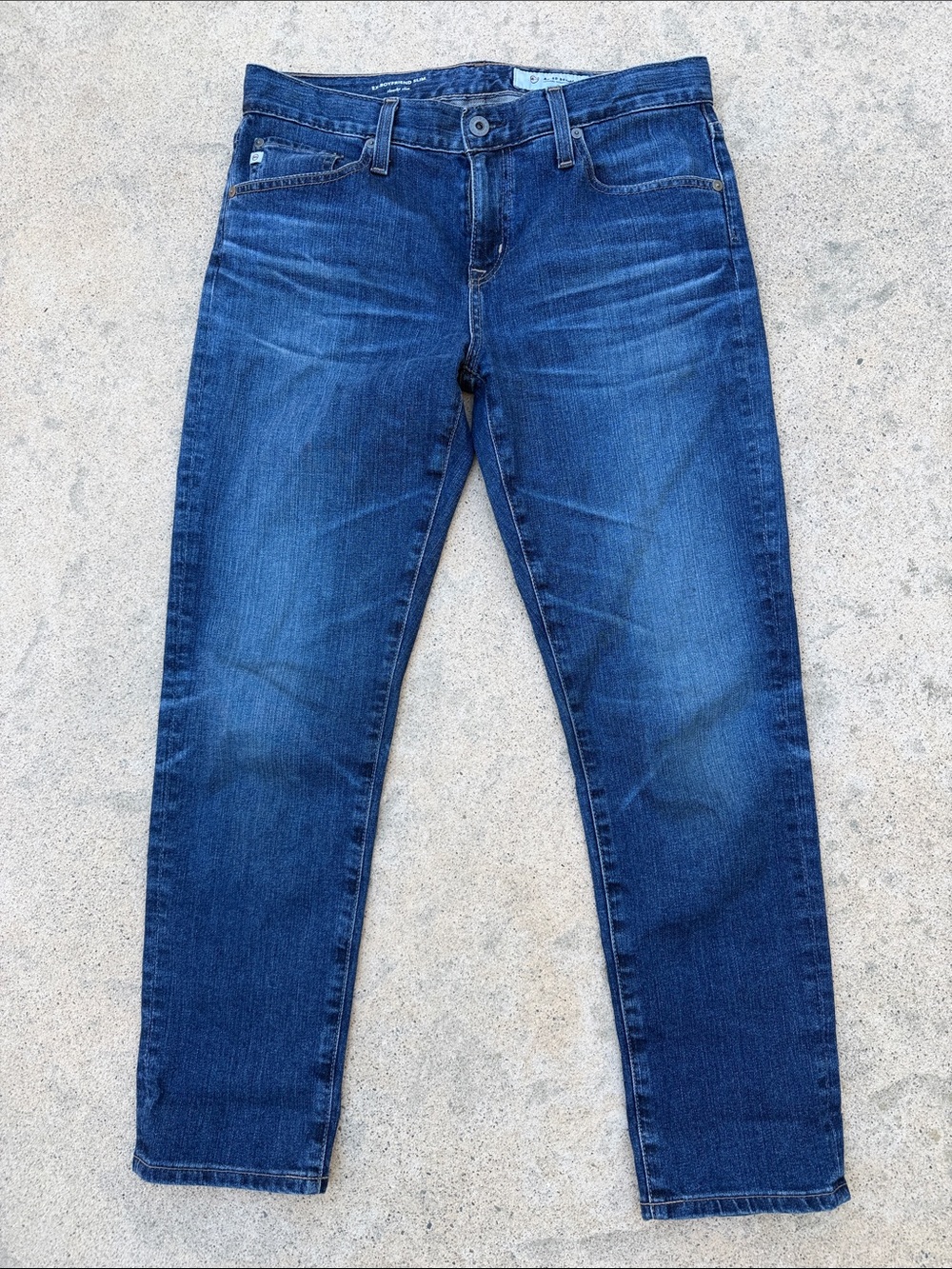 AG Adriano Goldschmied Ex-Boyfriend Slim Slouchy Slim Denim Jean Womens Size 27R